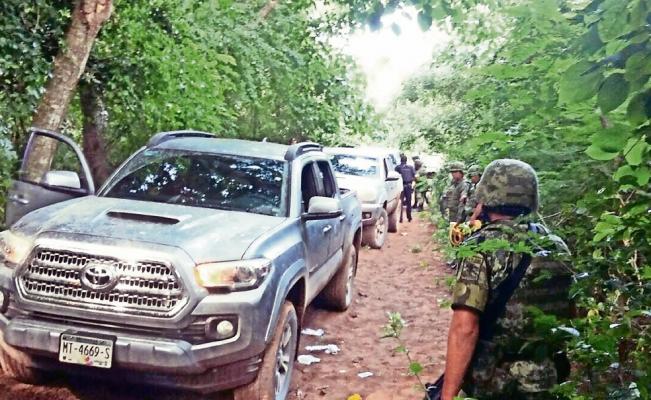 Aseguran arsenal tras balacera