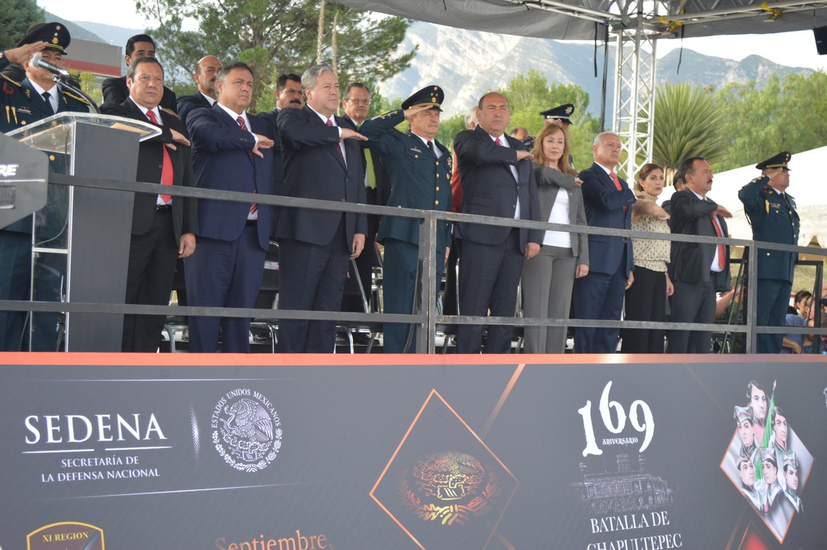 Encabeza Rubén Moreira aniversario 169 de la Batalla de Chapultepec