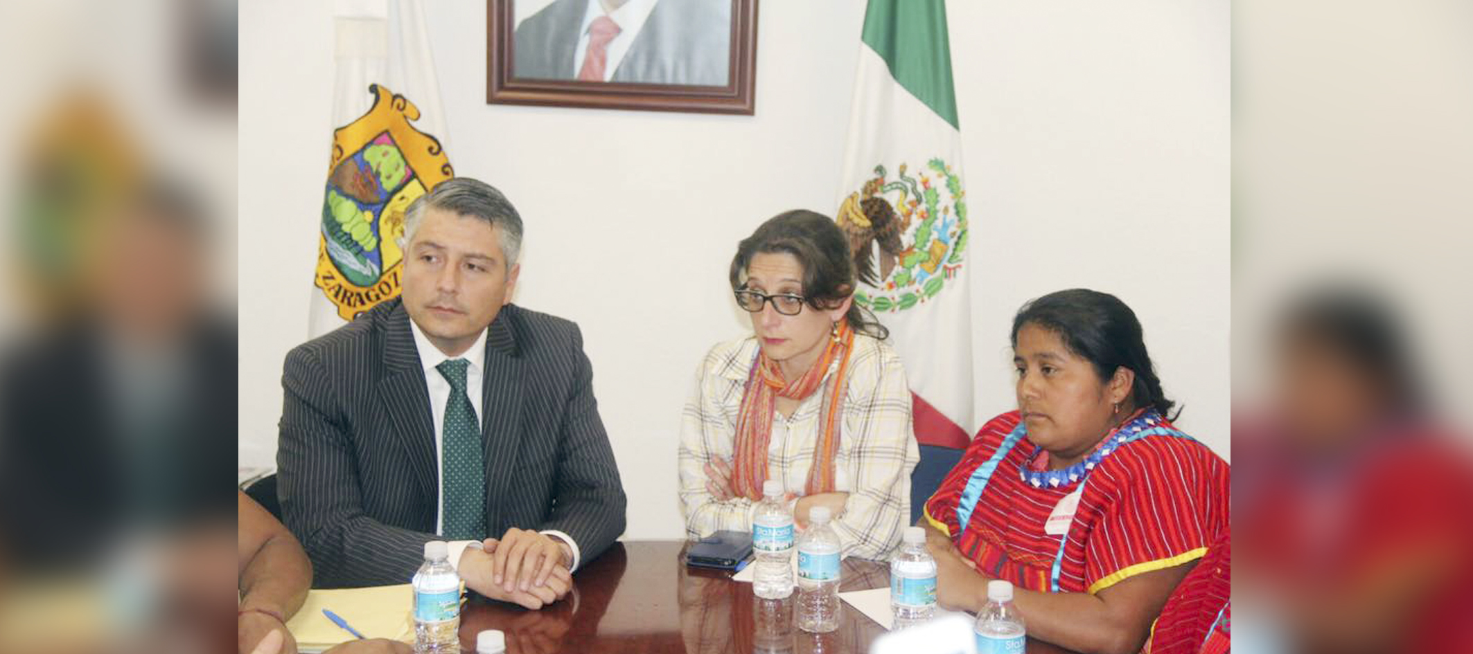 Se reúne Armando Luna con familiares <br>de personas desaparecidas