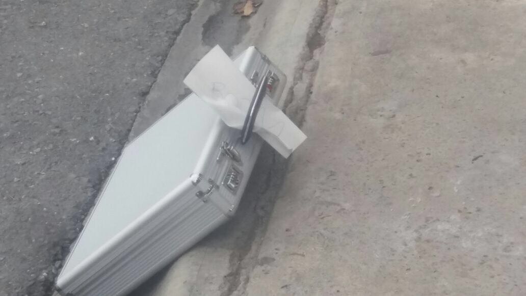Alerta por misterioso maletín en Saltillo