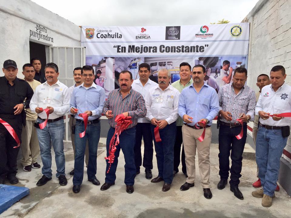 Inaugura Secretario de Gobierno planta <br>purificadora de agua en Cereso de PN