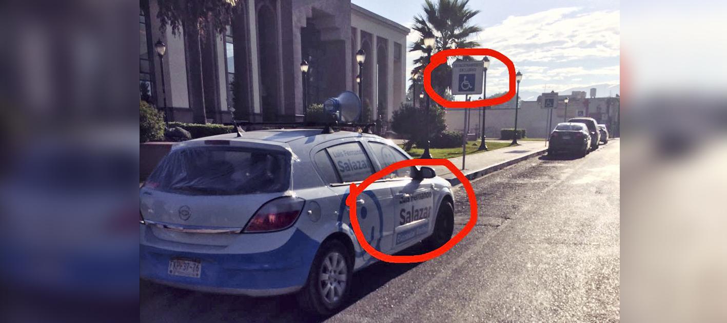 Viola Luis Fernando Salazar <br>espacios para discapacitados