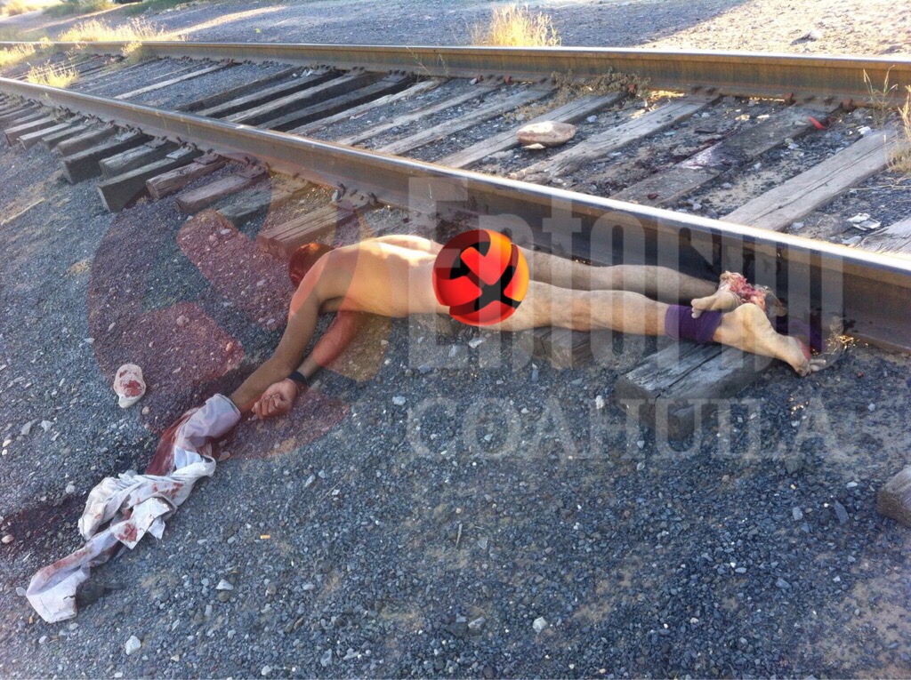 Lo matan a pedradas en <br>Paredón; tren lo mutila