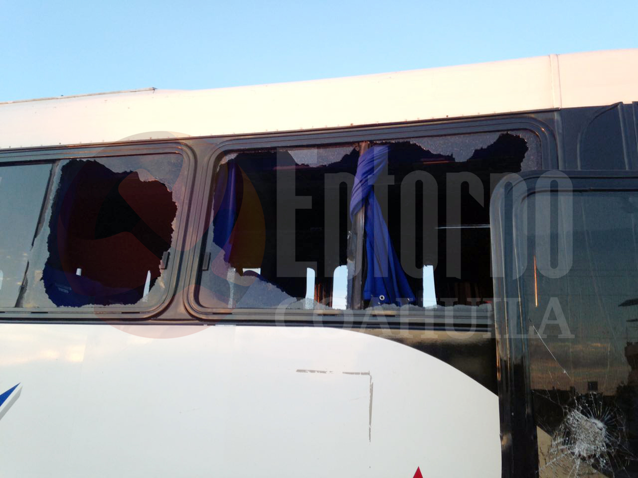 Asaltan otro autobús que iba para Laredo