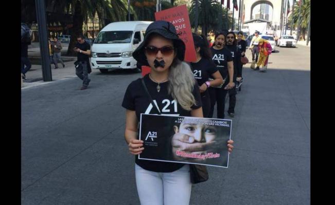 Caminan contra la trata de personas en la CDMX