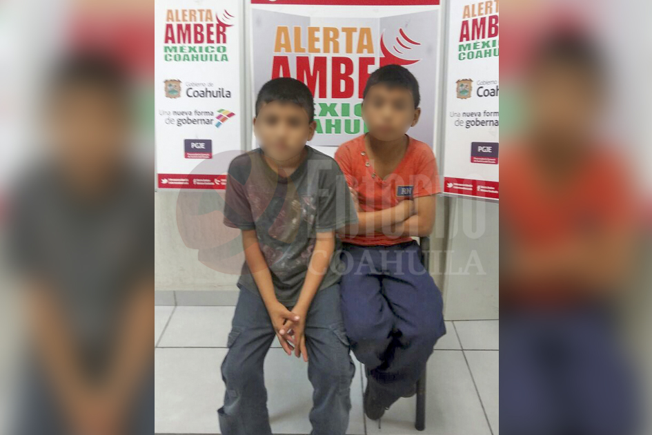 Localiza Subprocuraduría de Personas Desaparecidas a dos niños