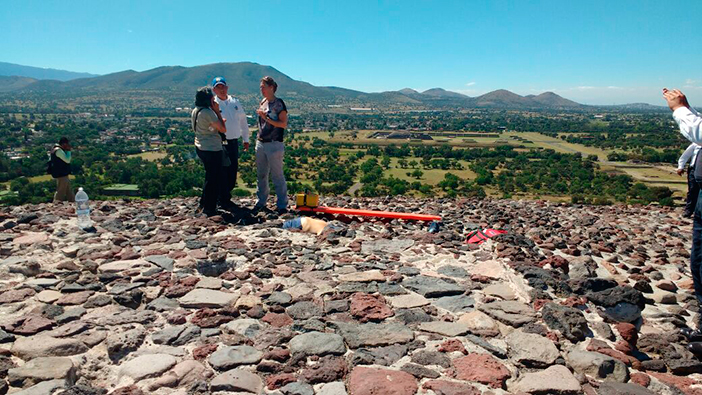 Muere turista alemán en pirámide de Teotihuacán