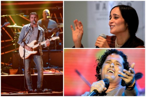 Juanes, Vives y Julieta Venegas en concierto preelectoral en frontera EU-México