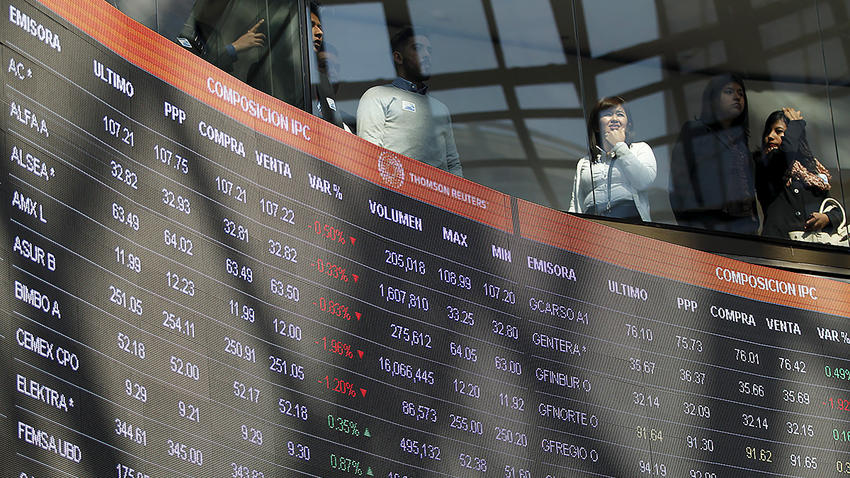 Bolsa Mexicana de Valores a la expectativa por elecciones en EU