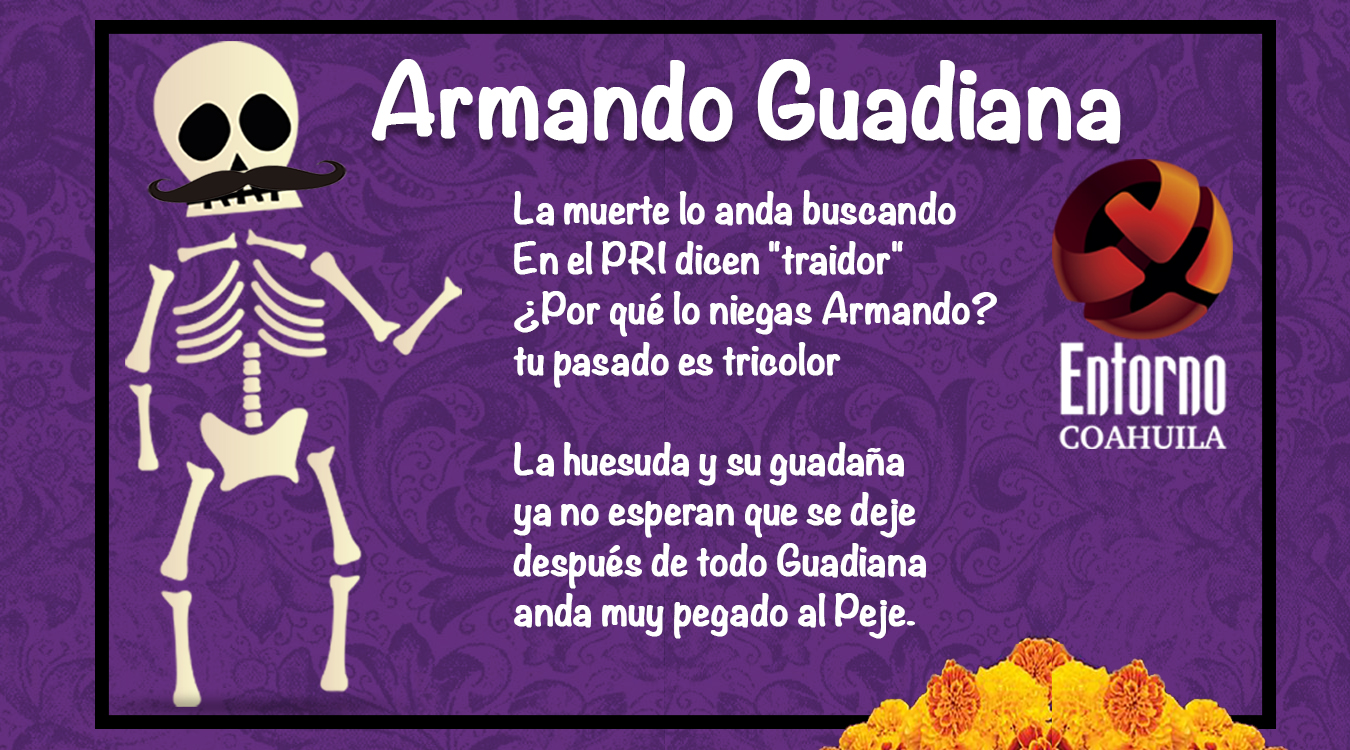 Calaveras coahuilenses: Armando Guadiana