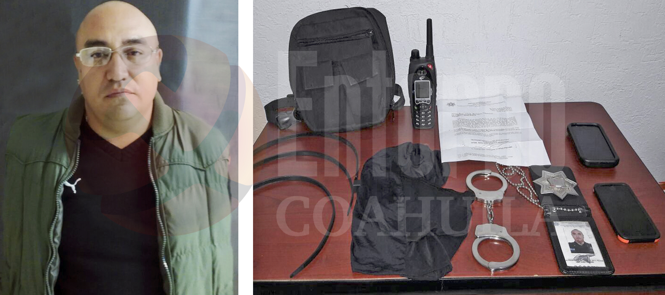 Detienen a falso escolta <br>por halcón en San Pedro