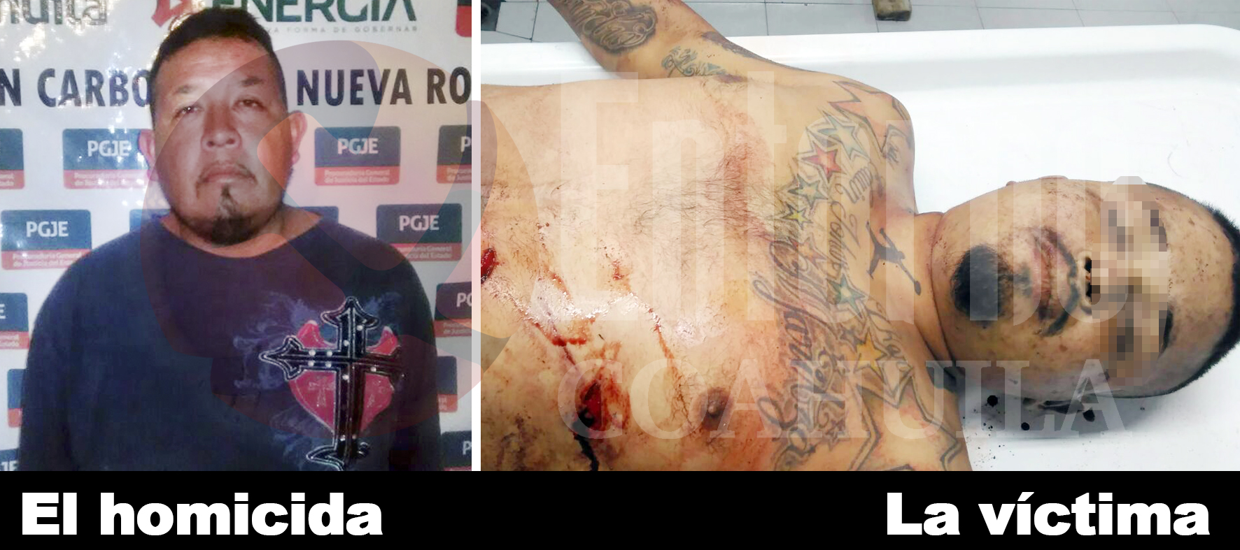 Nota aclaratoria: Muere apuñalado en Nueva <br>Rosita; ex rival de amores lo asesinó