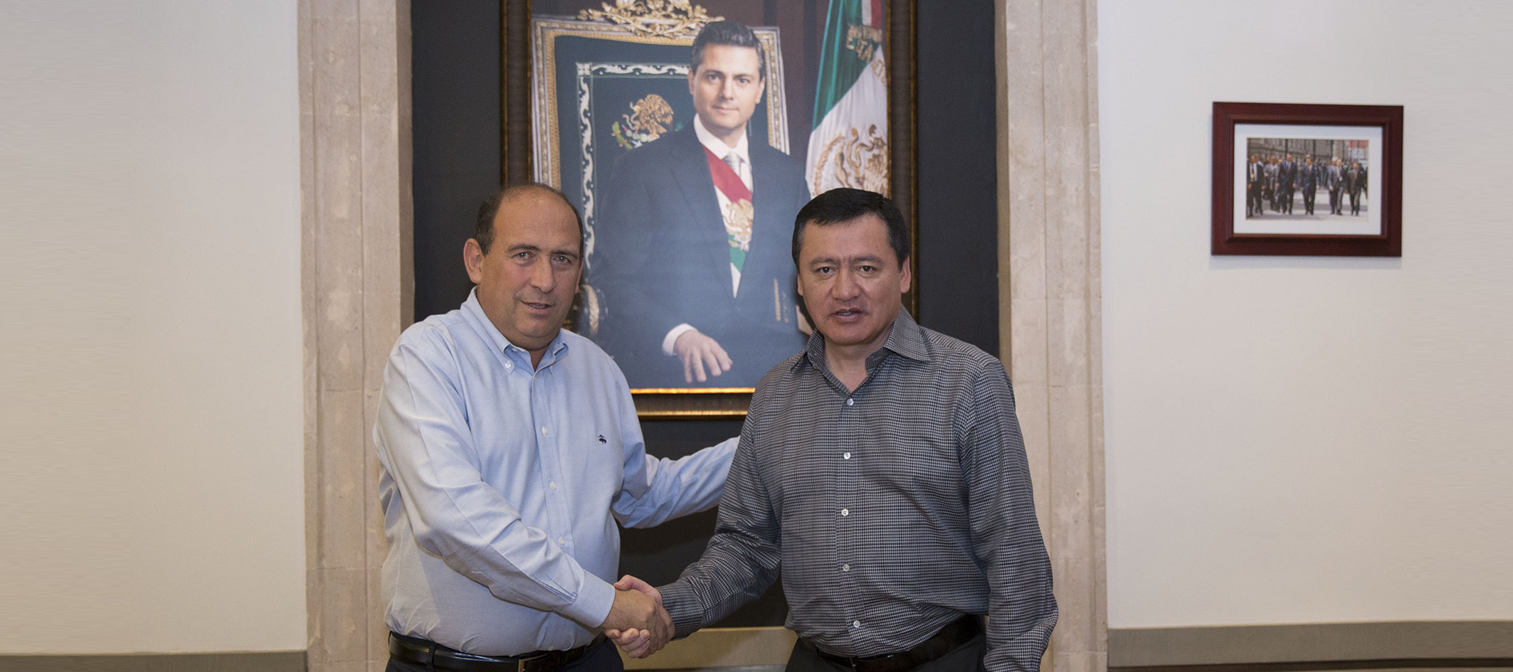 Sostiene Rubén Moreira reunión con Osorio Chong