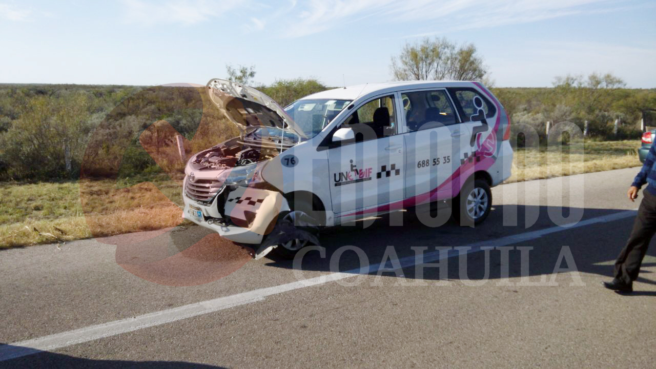 Chocan con venado en carretera a Zaragoza; salen ilesos