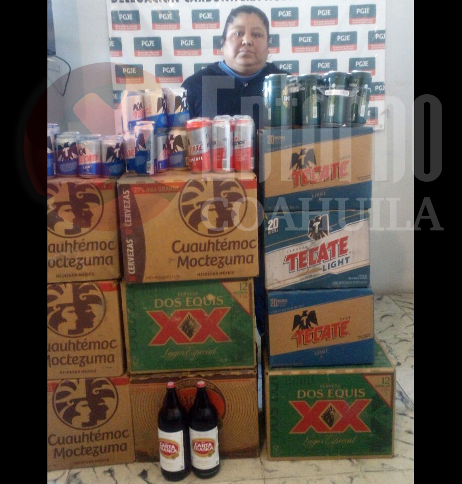 La detienen por vender alcohol a menores en Nueva Rosita