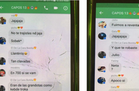 Presumen saqueos en WhatsApp y los atrapa la policía