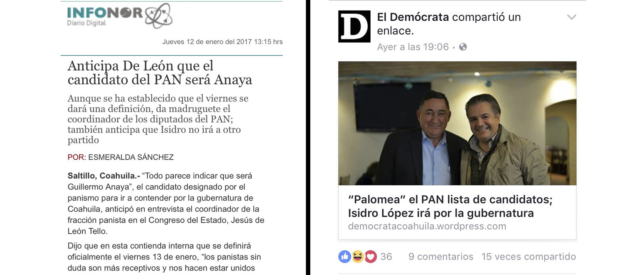 Arrecia guerra en el PAN; <br>Anaya e Isidro proclaman triunfo