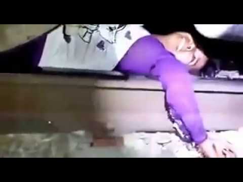 VIDEO:Mujer se arroja al tren en Puebla por desamor