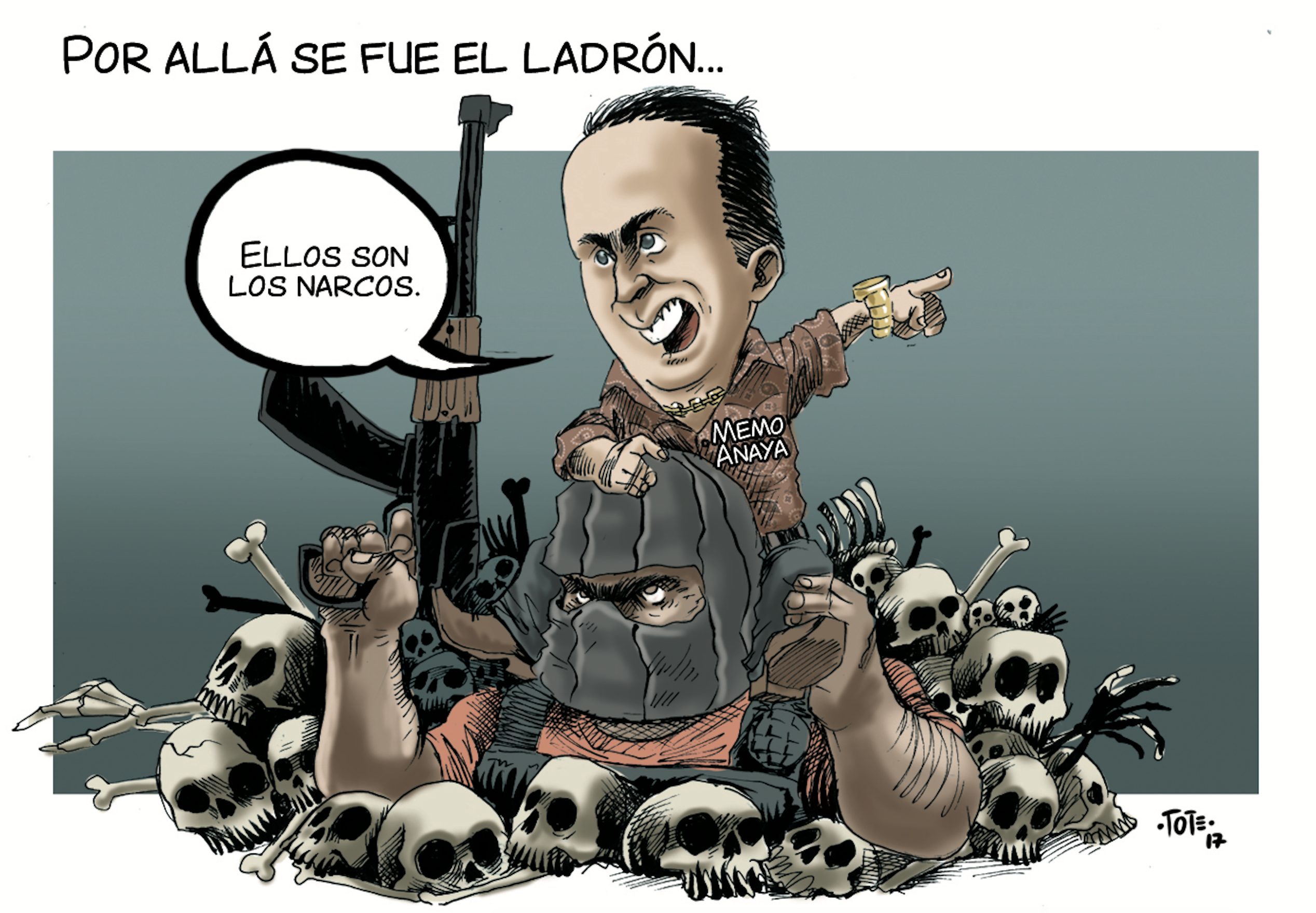 Por allá se fue el ladrón…