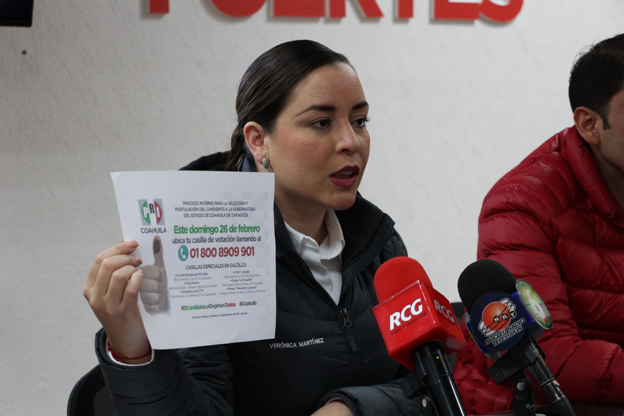 Vamos a demostrar la fuerza y la <br>unidad del PRI: Verónica Martínez