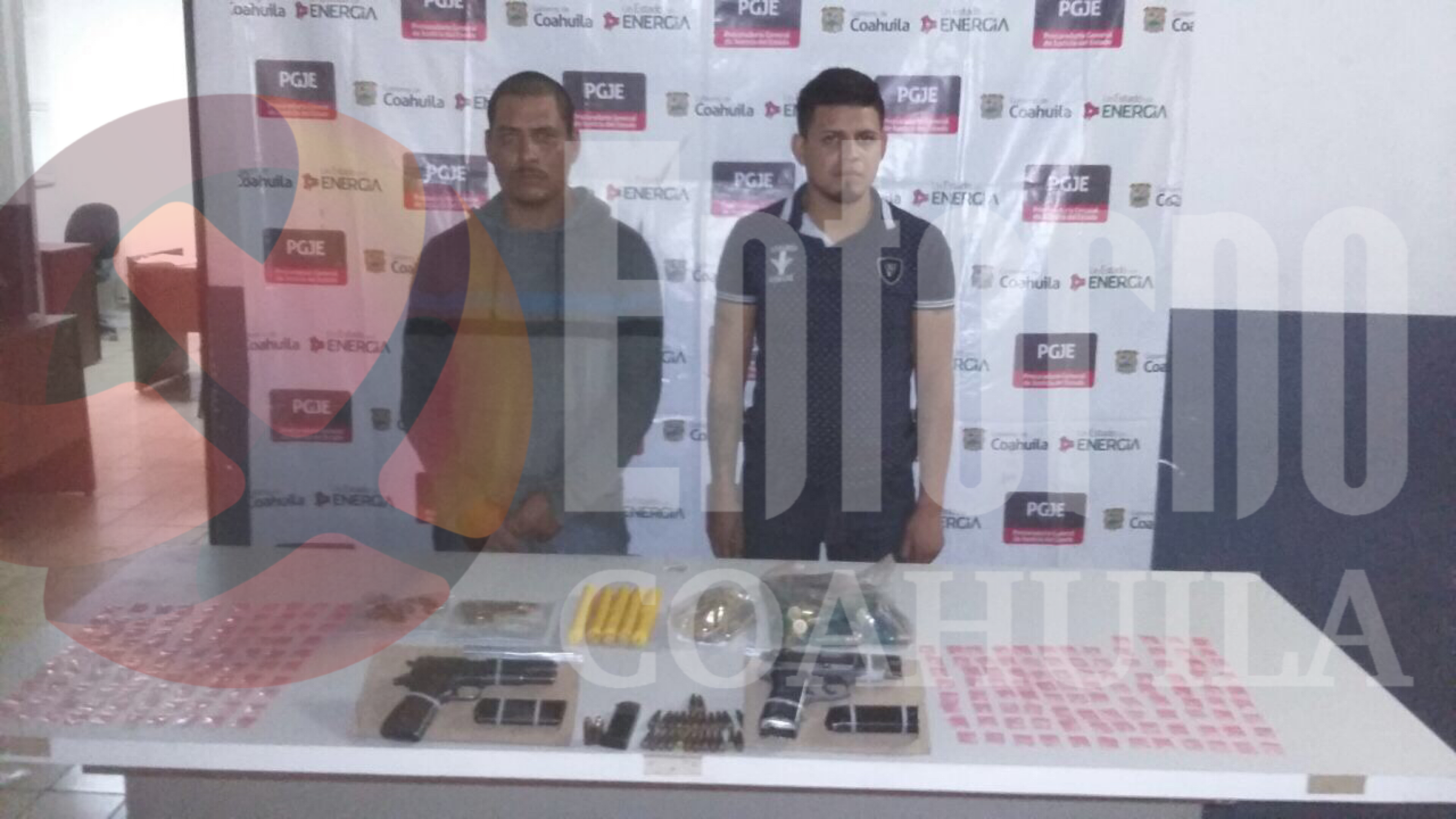 Los capturan en la Laguna con <br>armas, drogas y explosivos