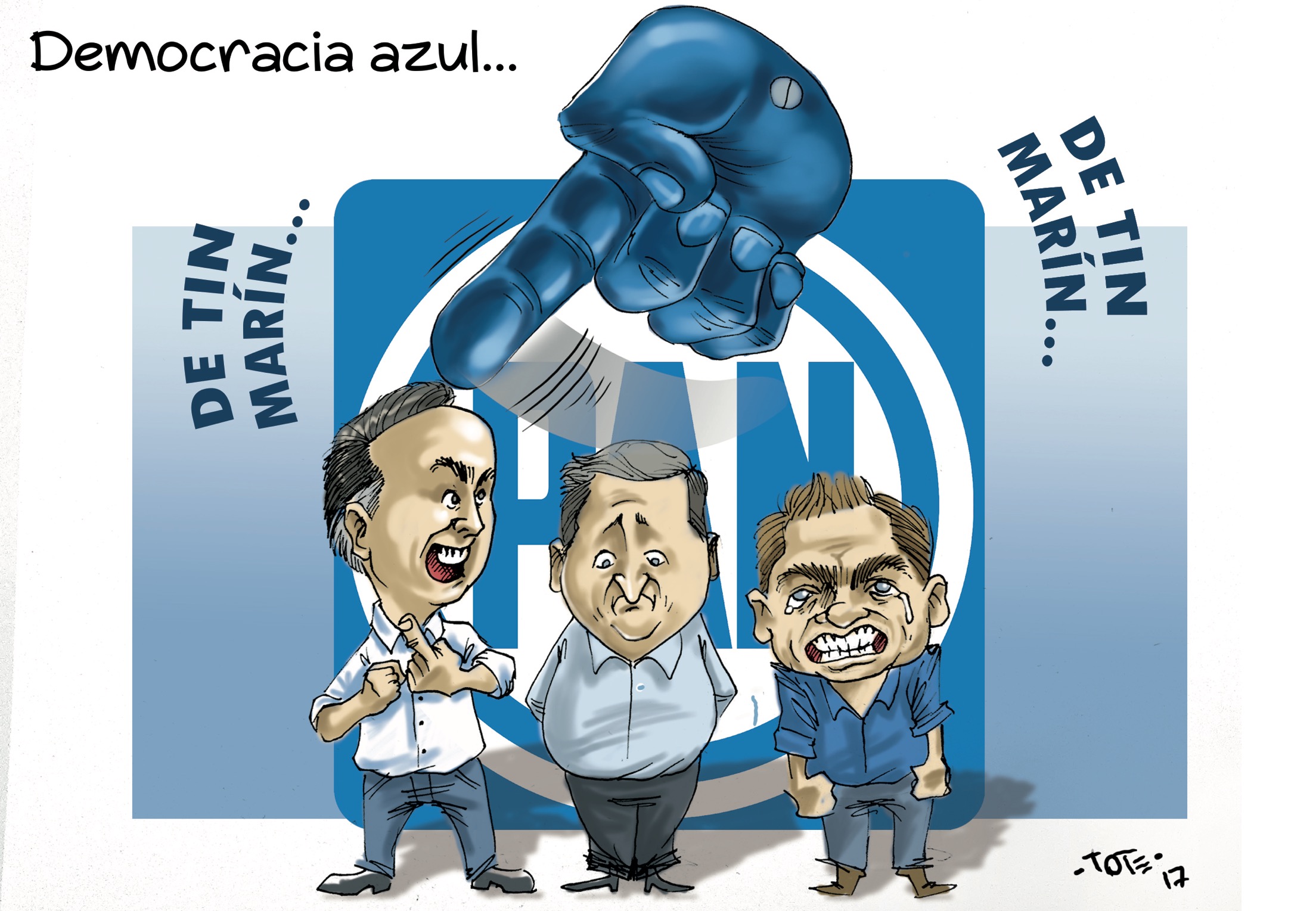 Democracia azul…
