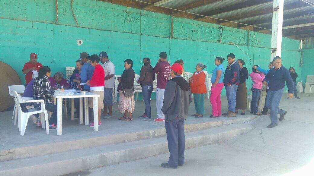 Gran afluencia registra <br>proceso interno del PRI