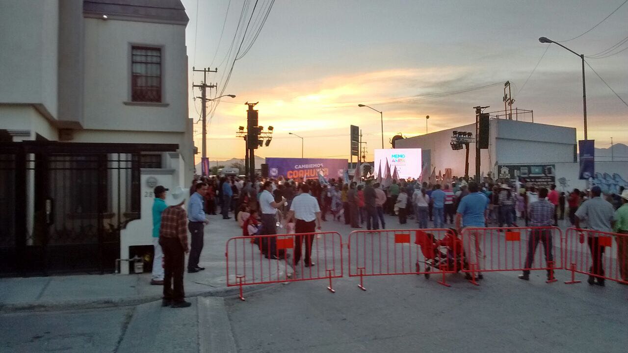 Fracasa cierre de precampaña <br>de Guillermo Anaya