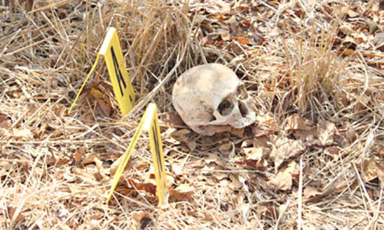 Localizan osamenta en Piedras Negras