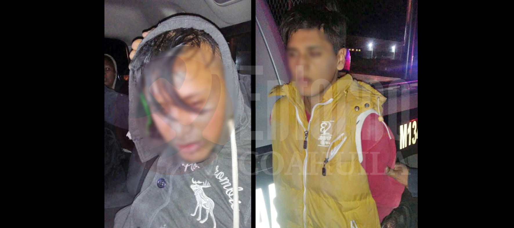 Dos menores roban auto y violan <br>a jovencita en Saltillo: capturados