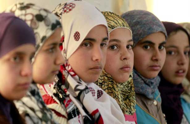 Aumenta el matrimonio infantil entre refugiados Sirios