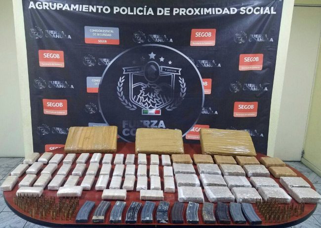 Decomisa Fuerza Coahuila más de 32 kilos de marihuana en Zona Centro