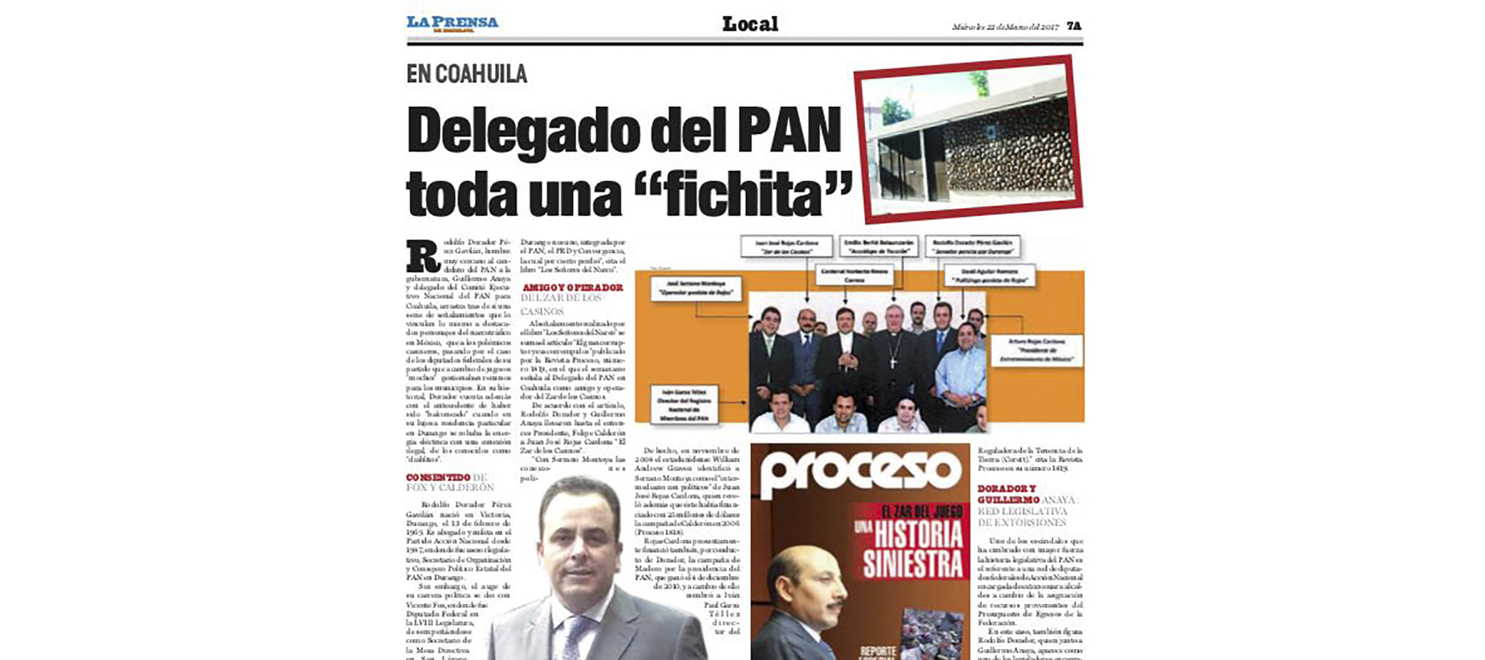 Delegado del PAN en <br>Coahuila, toda una “fichita”