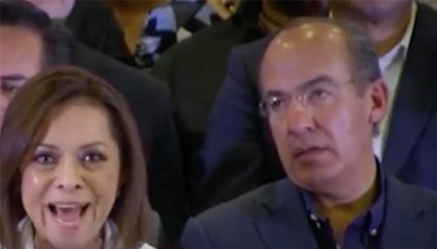 Exhiben ‘ebrio’ a Felipe Calderón