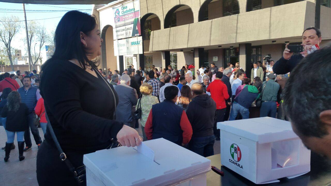 Concluye conteo de votos en interna del PRI