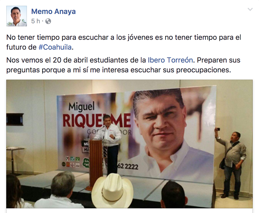 Promueve Anaya ¡a Riquelme!