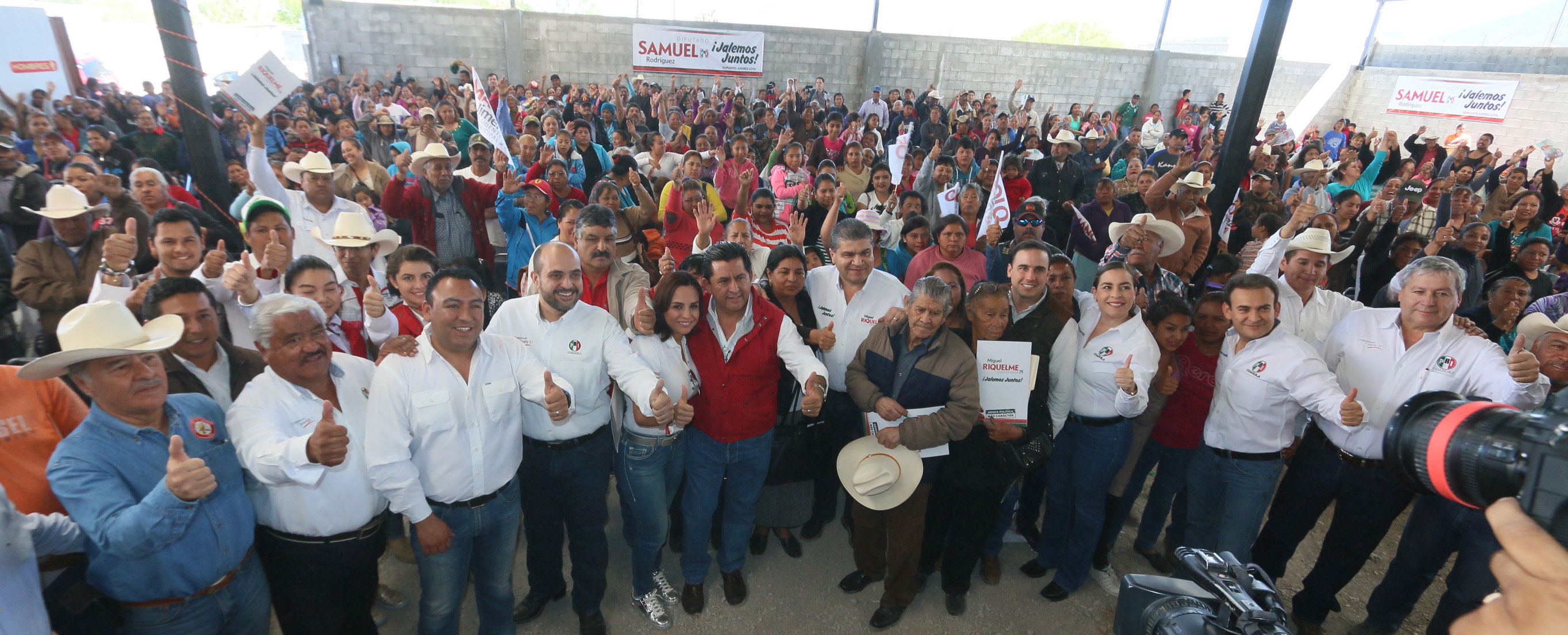 Arranca Riquelme eventos en ejido de Saltillo