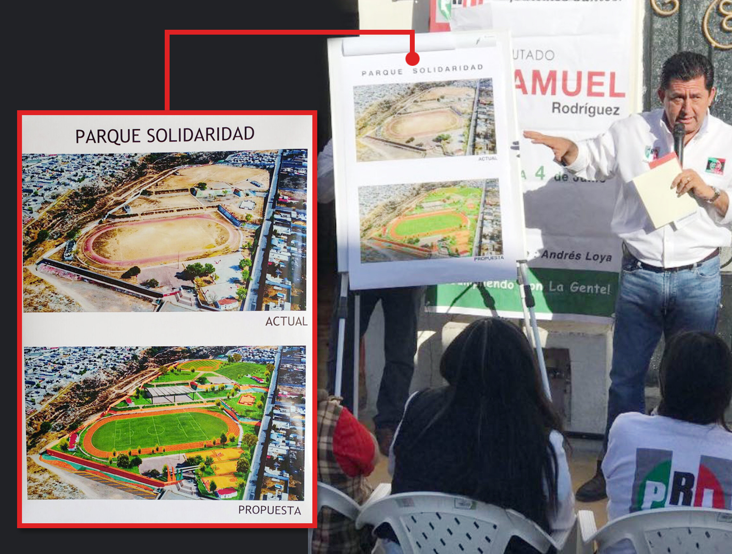 Cierra Samuel Rodríguez intensa semana de trabajo