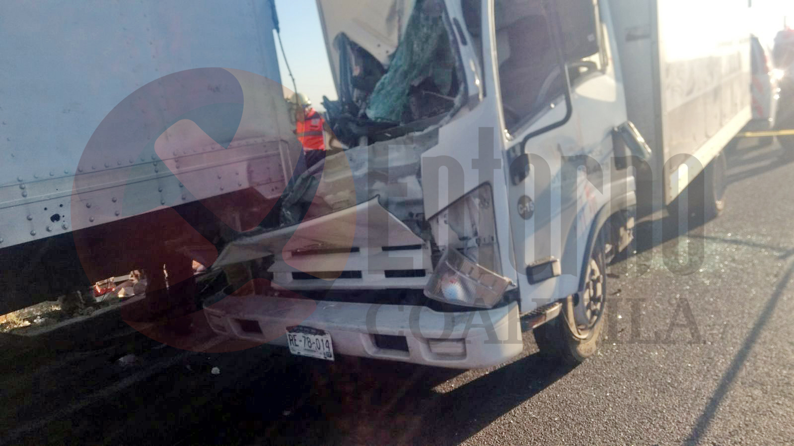 Mata a su acompañante en brutal <br>choque en la Saltillo-Torreón