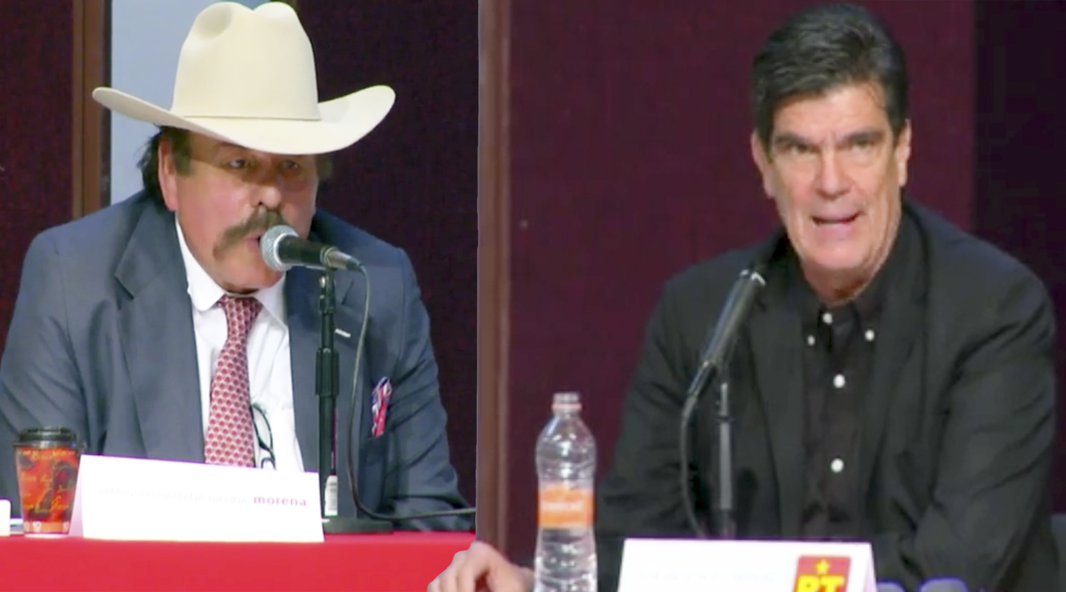 Para Guadiana y José Angel, el <br>debate de la Ibero; tunden a Anaya