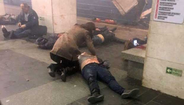 Explosión en metro de San Petersburgo; 10 muertos