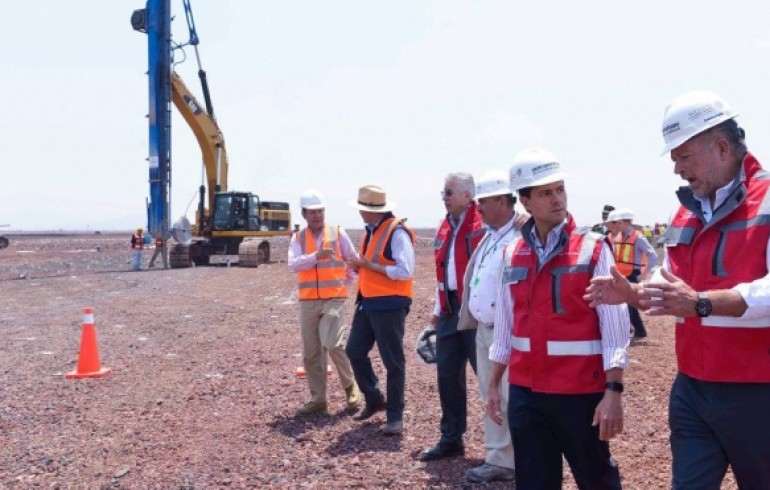 Peña Nieto revisa construcción del Nuevo Aeropuerto de la Ciudad de México