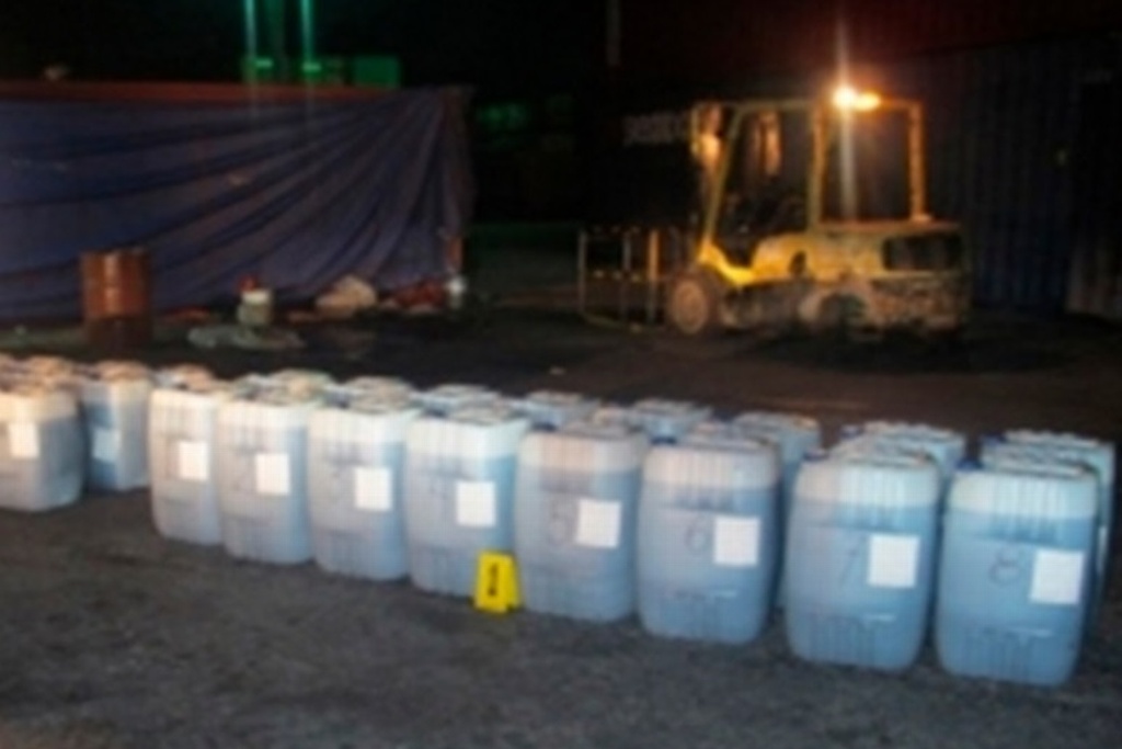 Aseguran elementos de la marina tres mil 500 litros de hidrocarburo en Tamaulipas