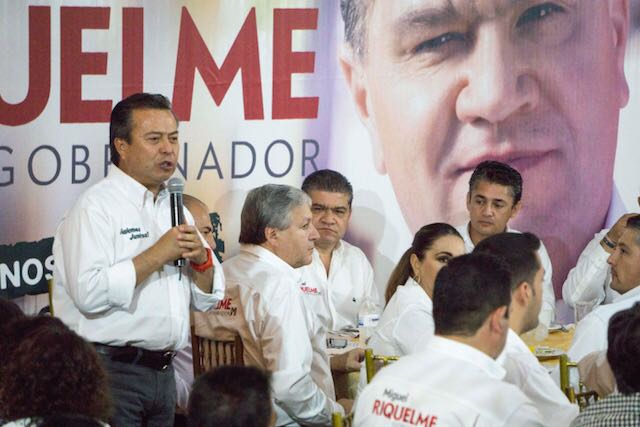 Asegura César Camacho recursos para que <br>Riquelme gobierne un estado con oportunidades