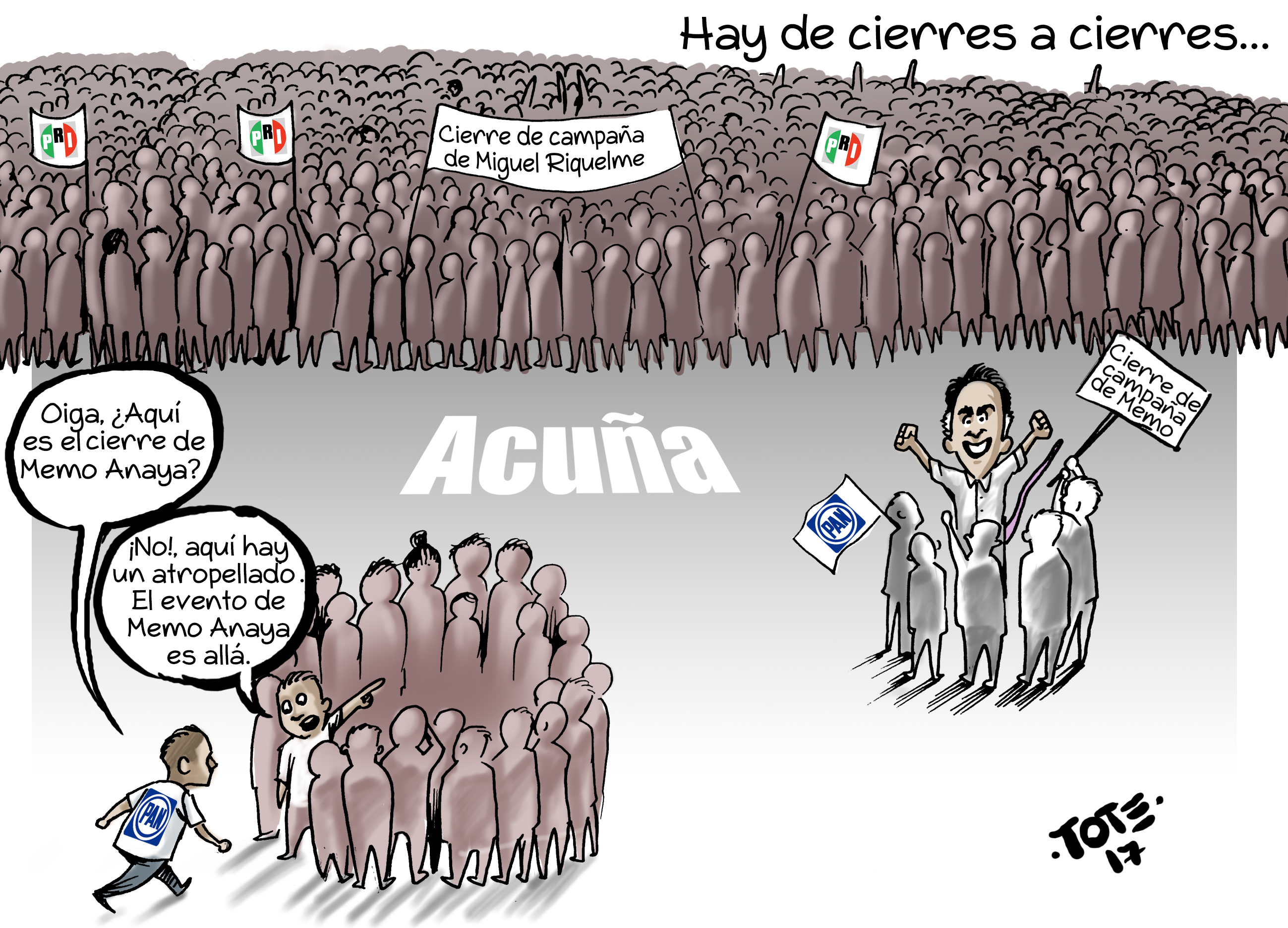Hay de cierres, a cierres…