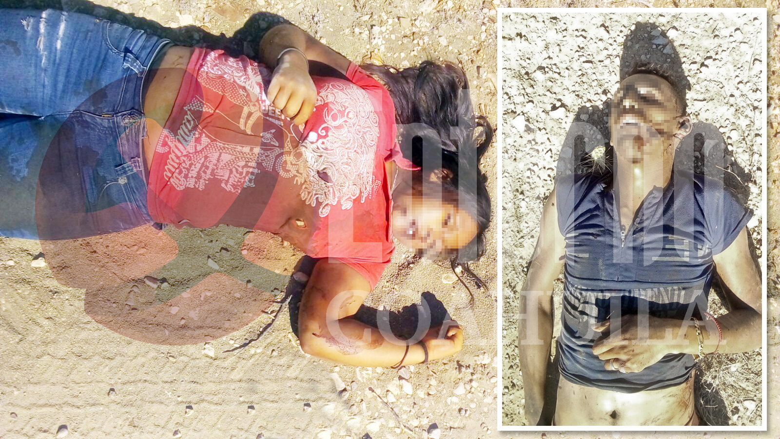 Localizan dos cuerpos sin vida <br>en la carretera antigua a Monclova