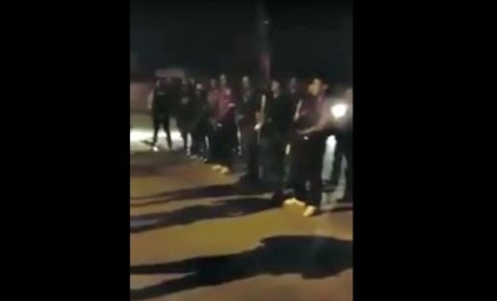 Graban ritual de supuestos sicarios del Cártel del Golfo antes de atacar en Reynosa (Video)