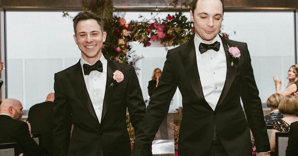 Jim Parsons y Todd Spiewak se casan