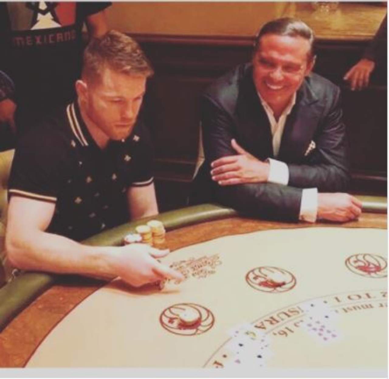 Captan a Luis Miguel en Las Vegas con el ‘Canelo’