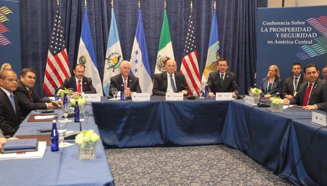 México y EUA inician Conferencia sobre Seguridad en Centroamérica